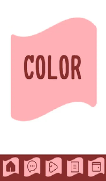 [LINE着せ替え] red color P38の画像1