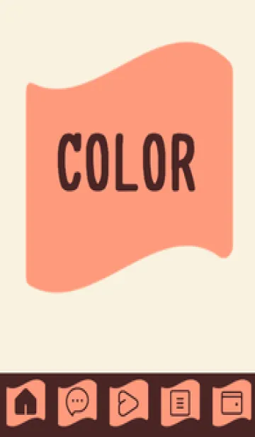 [LINE着せ替え] red color P40の画像1