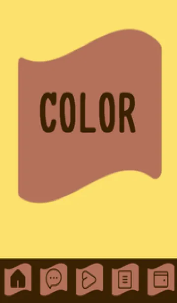 [LINE着せ替え] yellow color P36の画像1