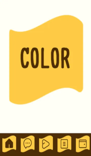 [LINE着せ替え] yellow color P38の画像1