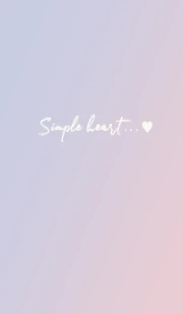 [LINE着せ替え] シンプルハート / serenityquartzの画像1