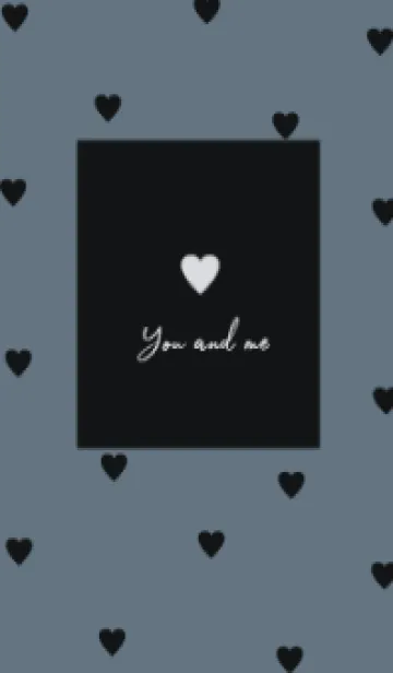 [LINE着せ替え] pattern_heart :blackblueの画像1