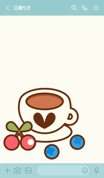 [LINE着せ替え] My tea set 6の画像2