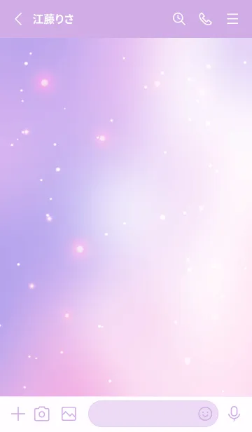 [LINE着せ替え] DREAM GRADATION Pink&Purple 13の画像2