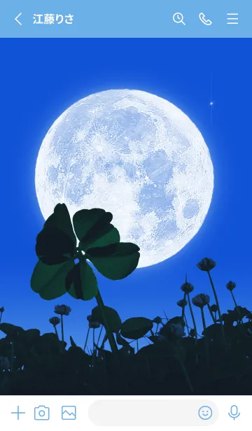[LINE着せ替え] 七つ葉のクローバー & Full Moon #1-54の画像2