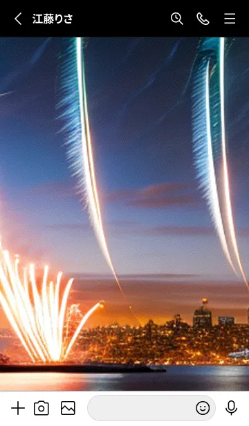 [LINE着せ替え] 夏夜のカケラ#JG28。の画像2