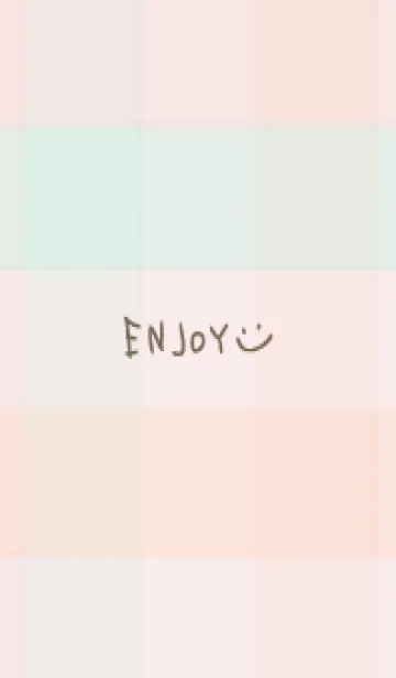 [LINE着せ替え] くすみチェック柄11の画像1