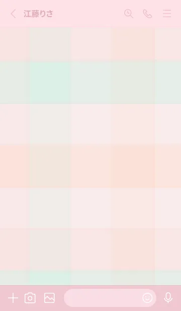 [LINE着せ替え] くすみチェック柄11の画像2