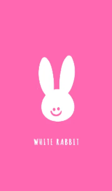 [LINE着せ替え] ホワイト ラビット 233の画像1