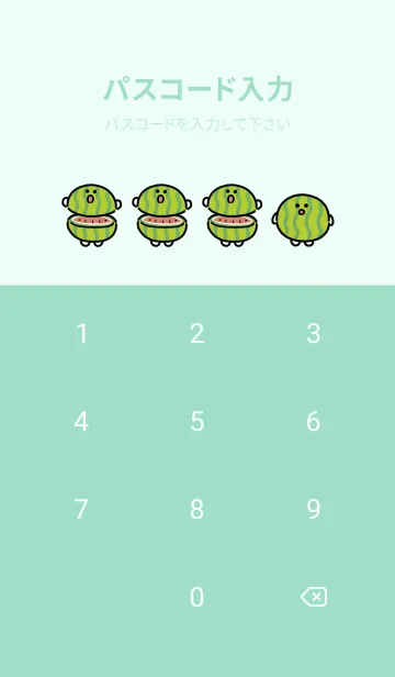 [LINE着せ替え] にっこりスイカの画像4