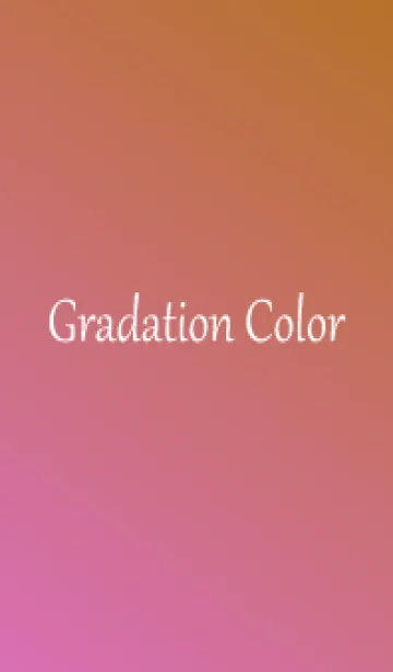 [LINE着せ替え] Gradation Color *Pink&Brown*の画像1