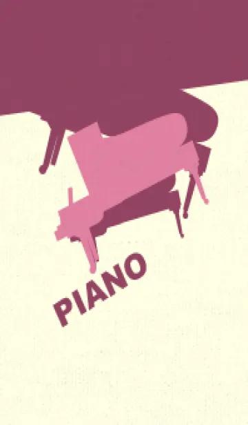 [LINE着せ替え] Piano CLR ディープオーキッドピンクの画像1