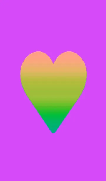 [LINE着せ替え] グラデーション ハート 13の画像1