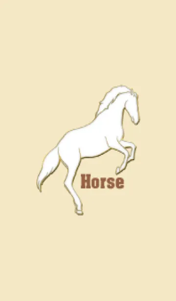 [LINE着せ替え] Enamel Pin horse 10の画像1