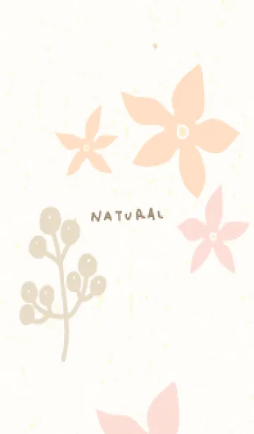 [LINE着せ替え] シンプル 花 2色28の画像1