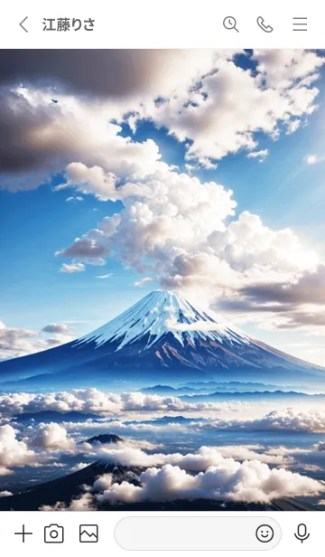 [LINE着せ替え] 最高最強風水 美しい富士山 幸運の33の画像2