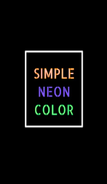 [LINE着せ替え] ネオン カラー アイコン 13の画像1