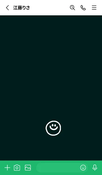 [LINE着せ替え] ミニ スマイル _4の画像2