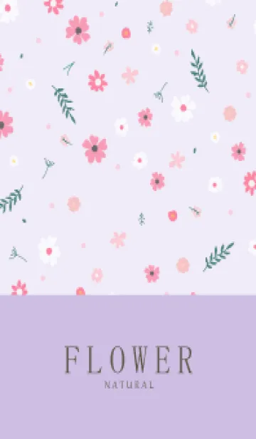 [LINE着せ替え] FLOWER PURPLE -NATURAL- 36の画像1