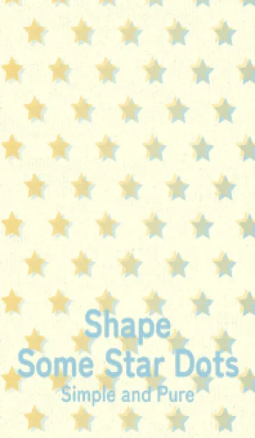 [LINE着せ替え] 星のドッドきせかえ 卵色の画像1