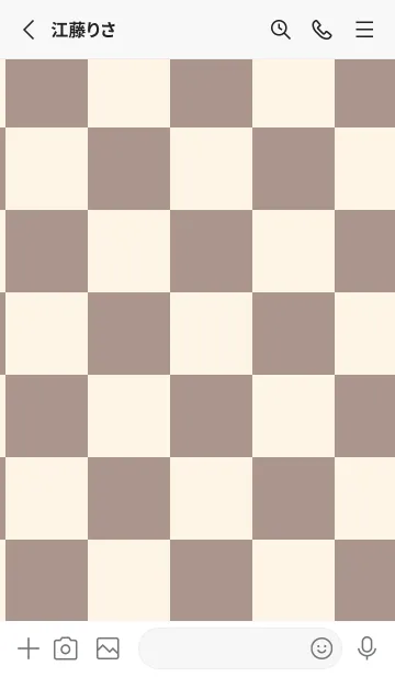 [LINE着せ替え] オールドレース■くすみブラウン.TKCの画像2