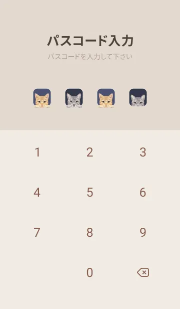 [LINE着せ替え] CATS - ミックス 03 - 紺色の画像4