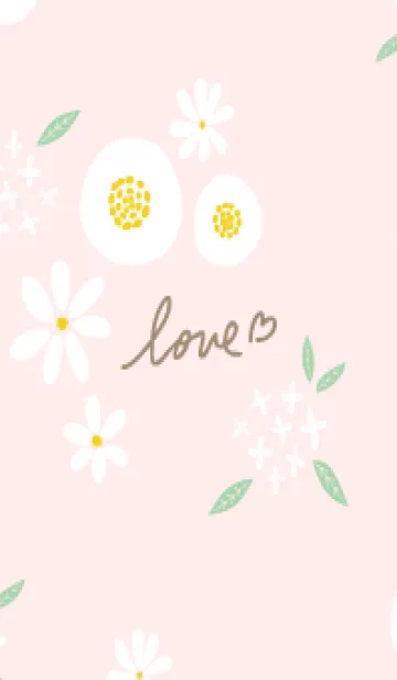 [LINE着せ替え] 大人可愛い白い花26の画像1