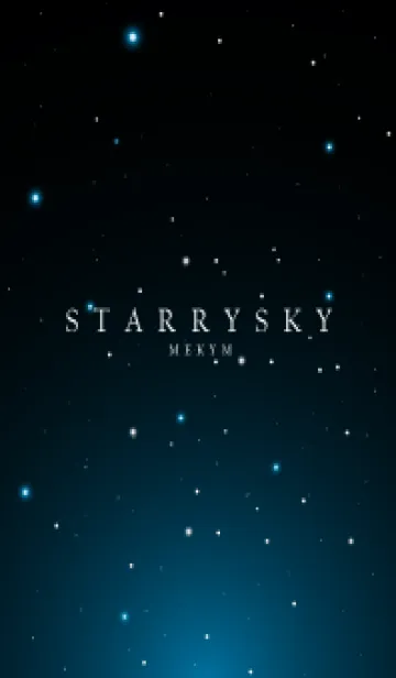 [LINE着せ替え] BLACK-STARRY SKY STAR 15の画像1