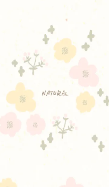 [LINE着せ替え] 2色の花 おしゃれ19の画像1