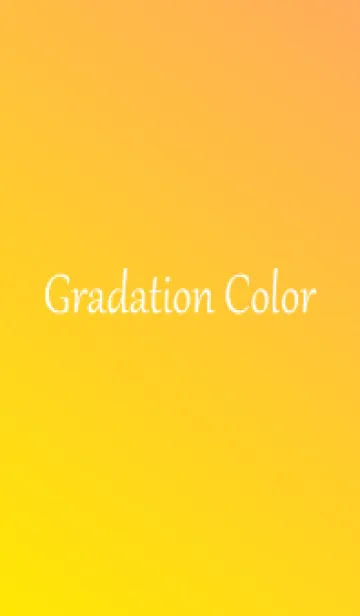 [LINE着せ替え] Gradation Color *Yellow 4*の画像1