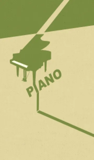 [LINE着せ替え] グランドピアノ  純白の画像1