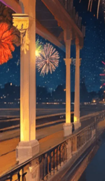 [LINE着せ替え] 夏夜のカケラ#JG212。の画像1