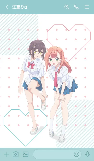 [LINE着せ替え] TVアニメ「夢見る男子は現実主義者」の画像2