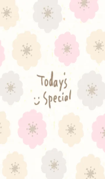 [LINE着せ替え] 北欧お花3カラフル25の画像1