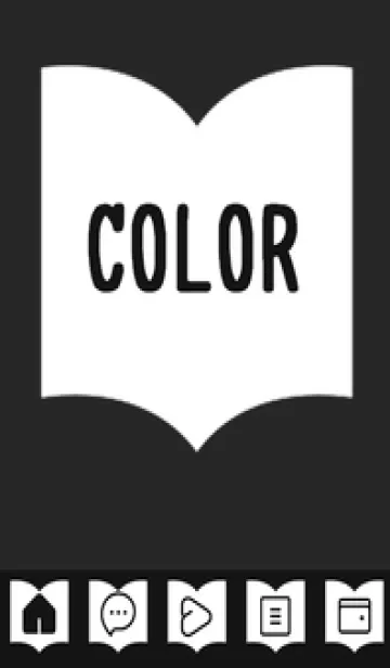 [LINE着せ替え] bw color Q37の画像1