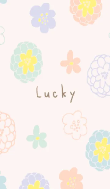 [LINE着せ替え] カラフル大人お花10の画像1