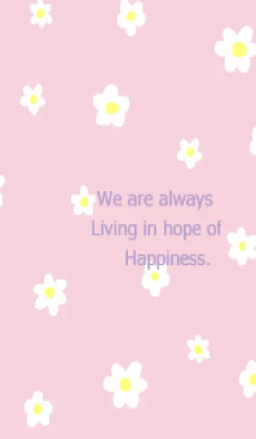 [LINE着せ替え] flower pattern /purplepinkの画像1