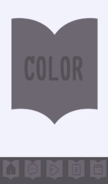 [LINE着せ替え] purple color Q39の画像1