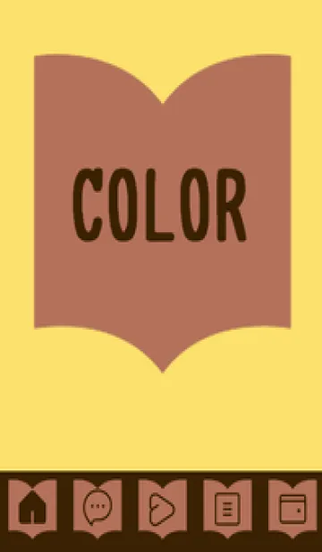 [LINE着せ替え] yellow color Q36の画像1