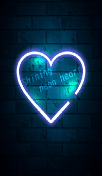 [LINE着せ替え] Shining neon heart 35の画像1