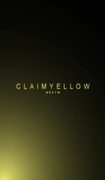 [LINE着せ替え] CLAIMYELLOWLIGHT -MEKYM-の画像1