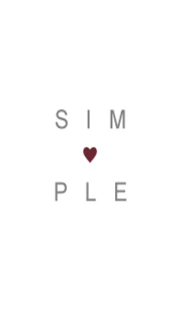 [LINE着せ替え] SIMPLE HEART 118の画像1