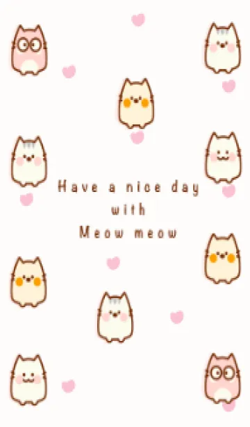 [LINE着せ替え] Little meow meow theme 14の画像1