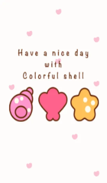 [LINE着せ替え] Little colorful shell 4の画像1