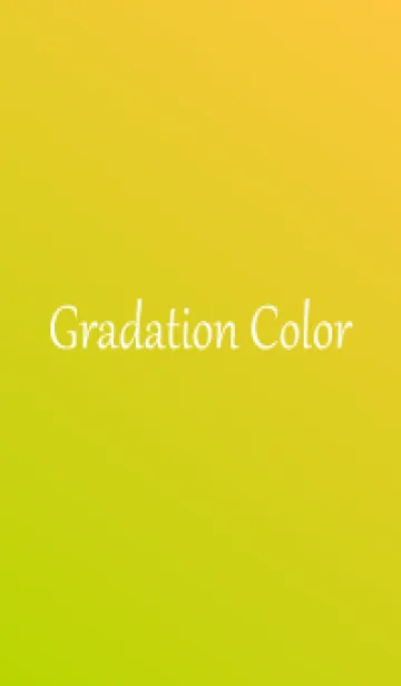 [LINE着せ替え] Gradation Color *Yellow 5*の画像1