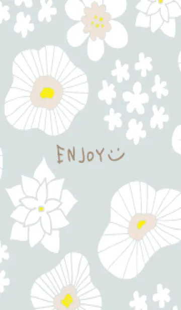 [LINE着せ替え] 白い花と小花11の画像1