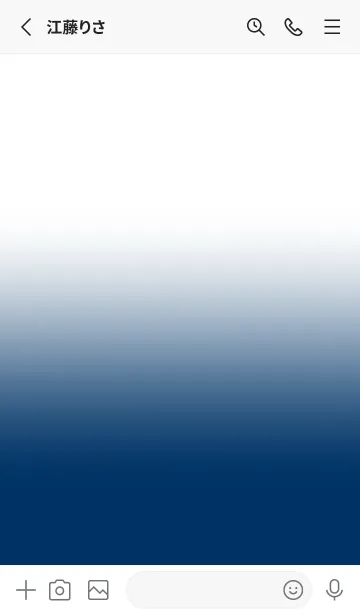 [LINE着せ替え] Midnight blue & White Theme V.5 (JP)の画像2