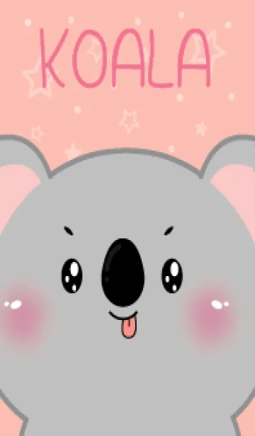Simple Cute Face Koala (JP)の着せ替えメイン画像