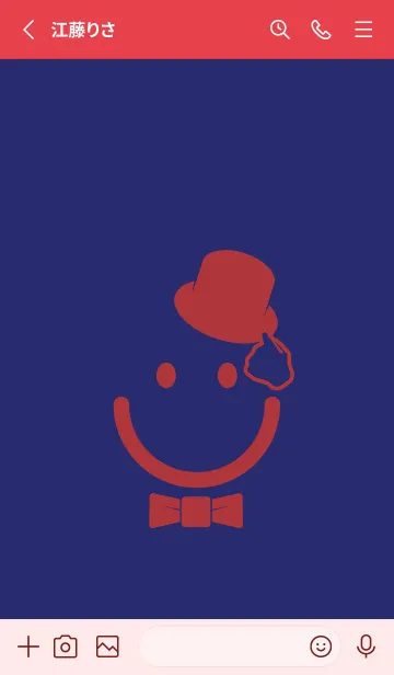 [LINE着せ替え] スマイル＆紳士 マルベリーの画像2