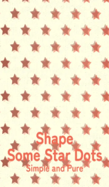 [LINE着せ替え] 星のドッドきせかえ ガーネットブラウンの画像1